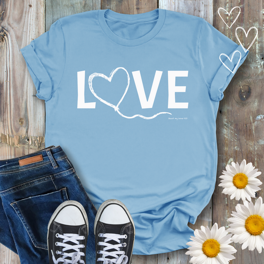 Heart Balloon LOVE Woman's T-shirt