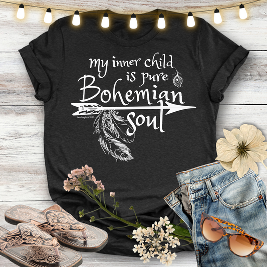 My inner child is Pure Bohemian Soul T-shirt