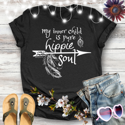 My inner child is Pure Hippie Soul T-shirt