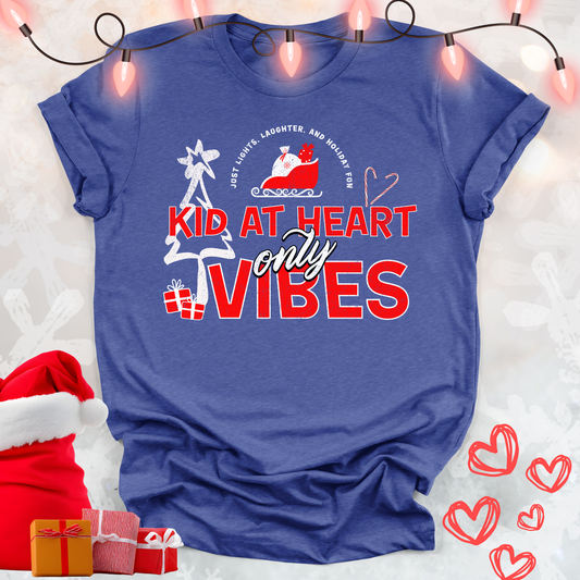 Kid at Heart Vibes Only Premium T-shirt