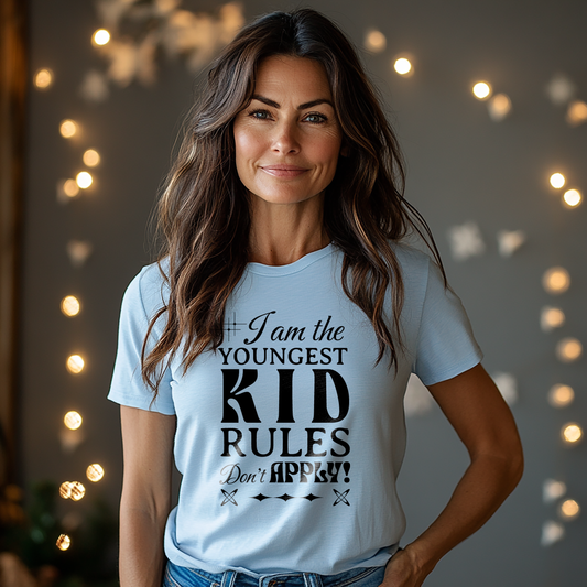 Rules for YOUNGEST KID Unisex T-shirt
