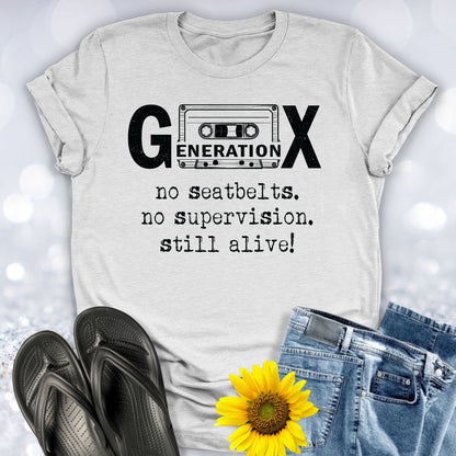 Generation X Nostalgic Humor Unisex T-shirt