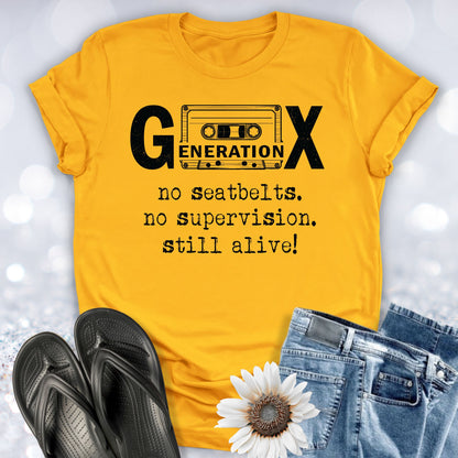 Generation X Nostalgic Humor Unisex T-shirt