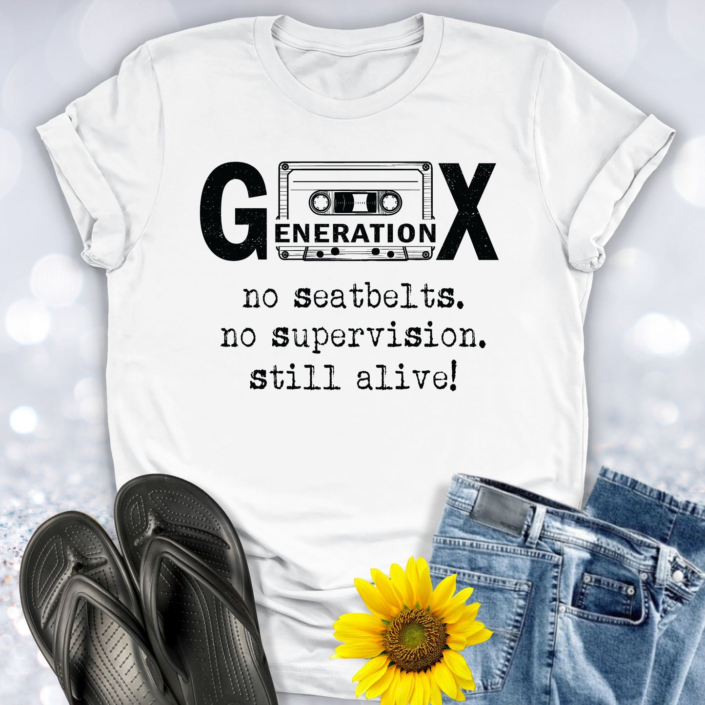 Generation X Nostalgic Humor Unisex T-shirt