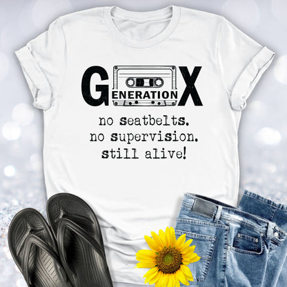 Generation X Nostalgic Humor Unisex T-shirt