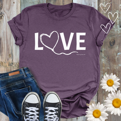 Heart Balloon LOVE Woman's T-shirt