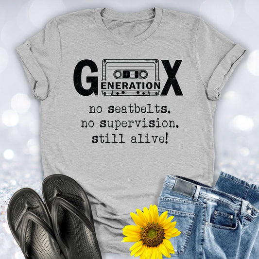 Generation X Nostalgic Humor Unisex T-shirt