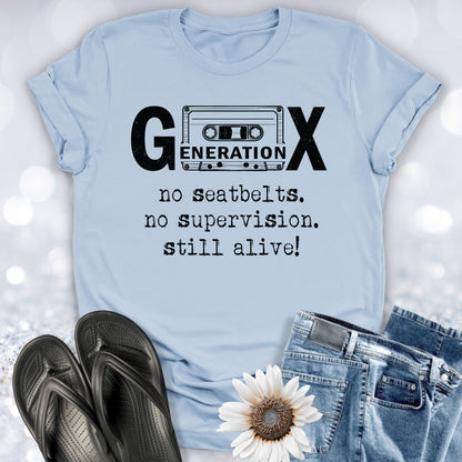 Generation X Nostalgic Humor Unisex T-shirt