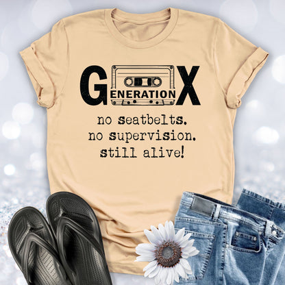 Generation X Nostalgic Humor Unisex T-shirt
