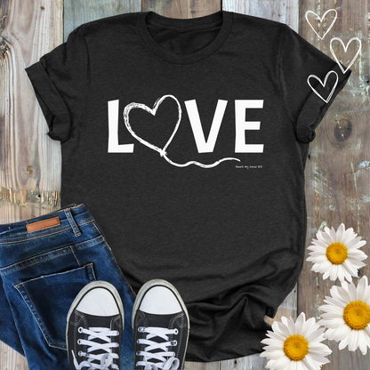 Heart Balloon LOVE Woman's T-shirt