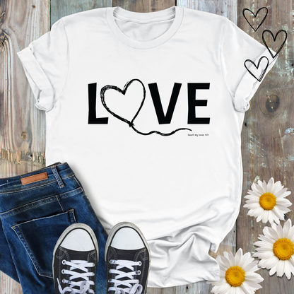 Heart Balloon LOVE Woman's T-shirt