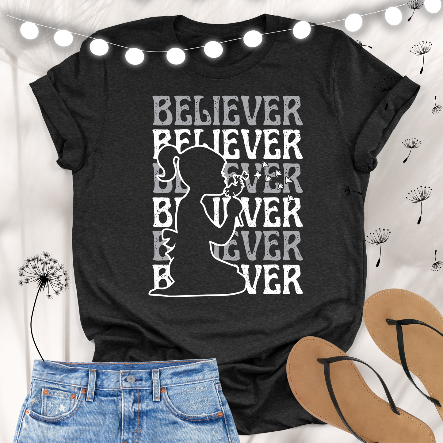 BELIEVER Make a Wish Premium T-shirt