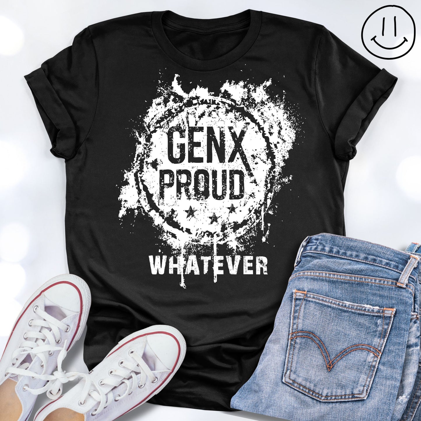 GEN-X PROUD whatever Splat Grunge Unisex T-shirt
