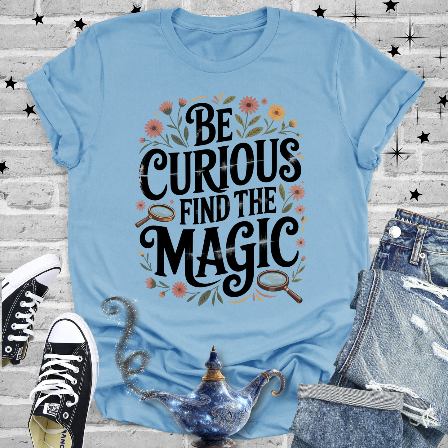 Be Curious Find the Magic Premium T-shirt