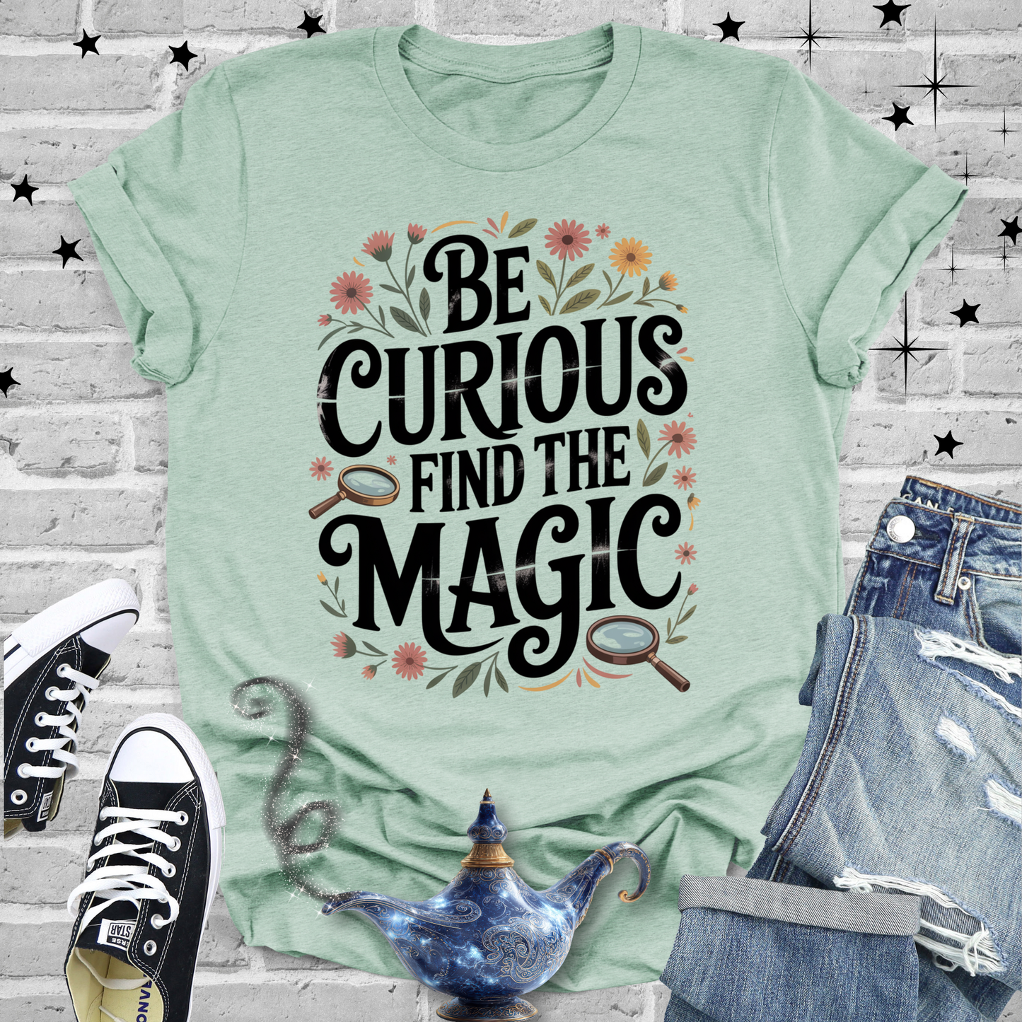 Be Curious Find the Magic Premium T-shirt