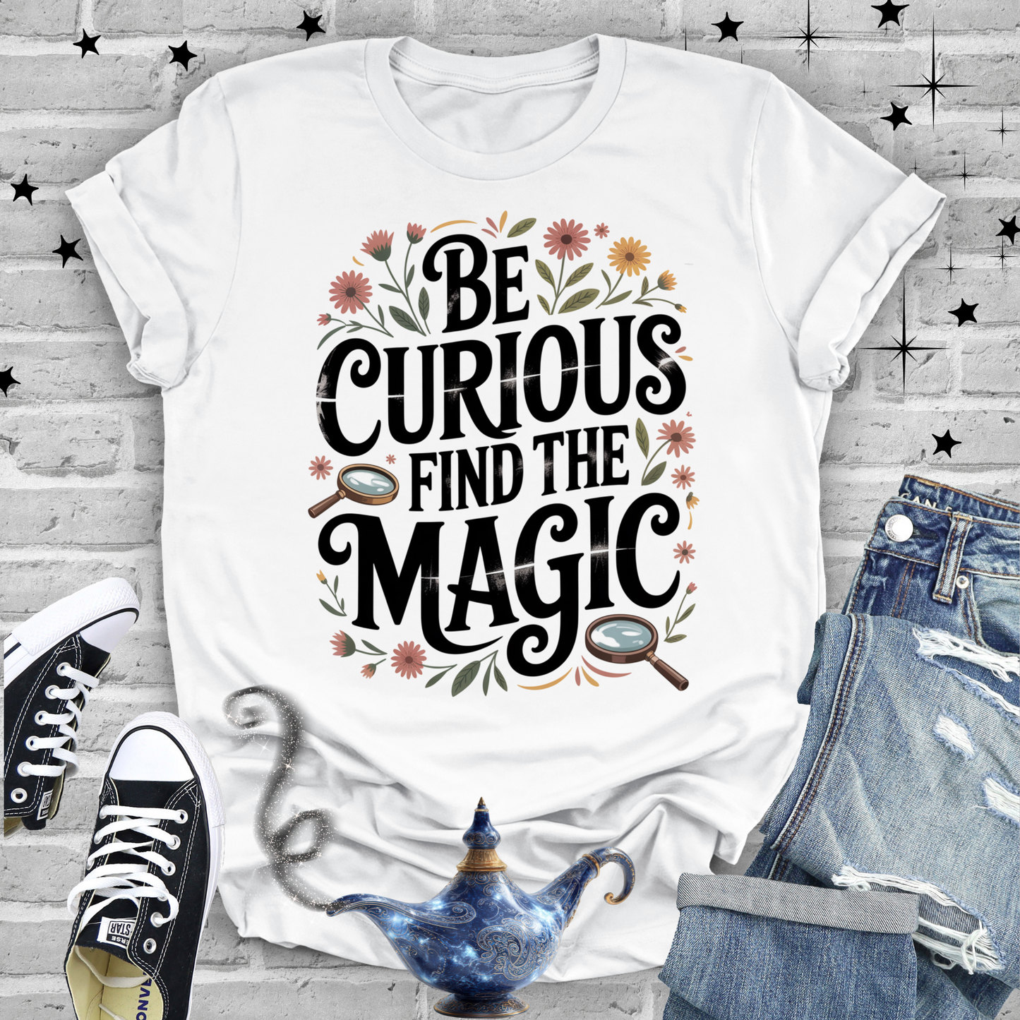 Be Curious Find the Magic Premium T-shirt