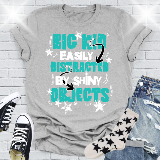 BIG KiD Distracted by Shiny Object T-shirt