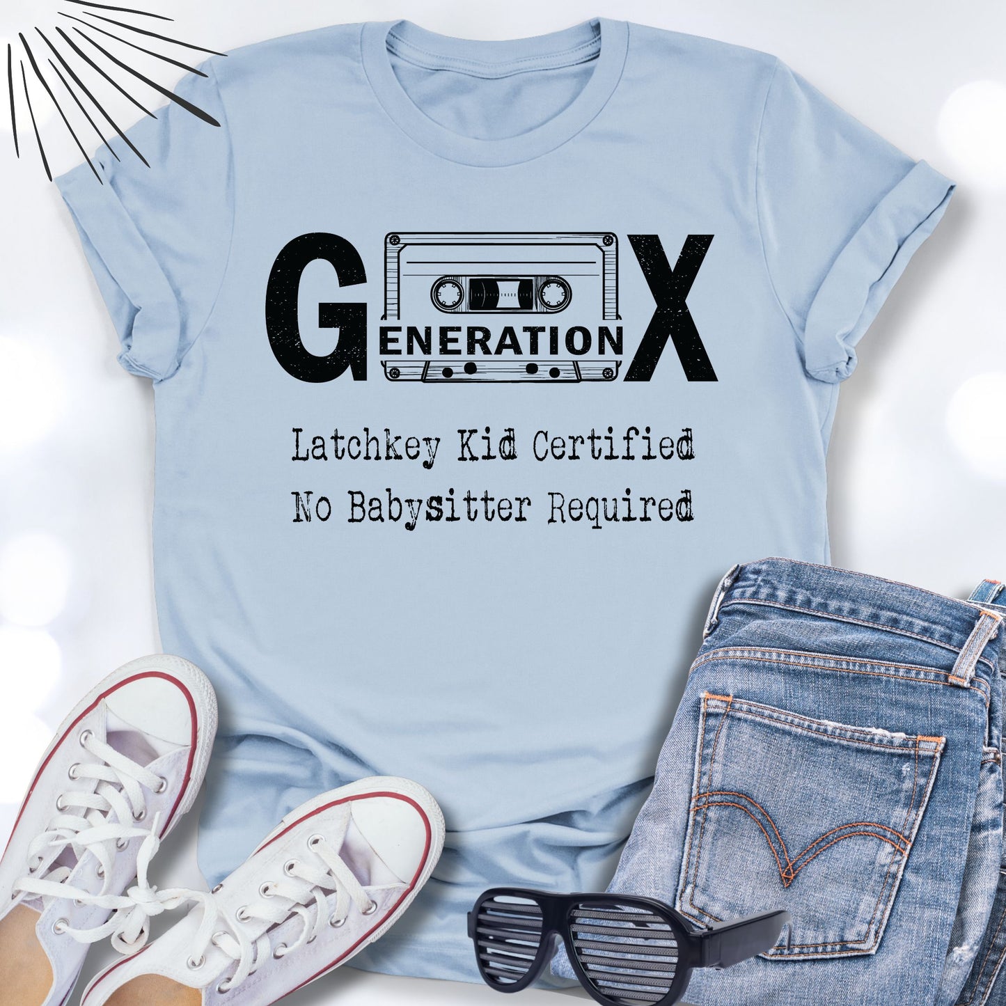 GEN X Latchkey Kid Certified Unisex T-shirt