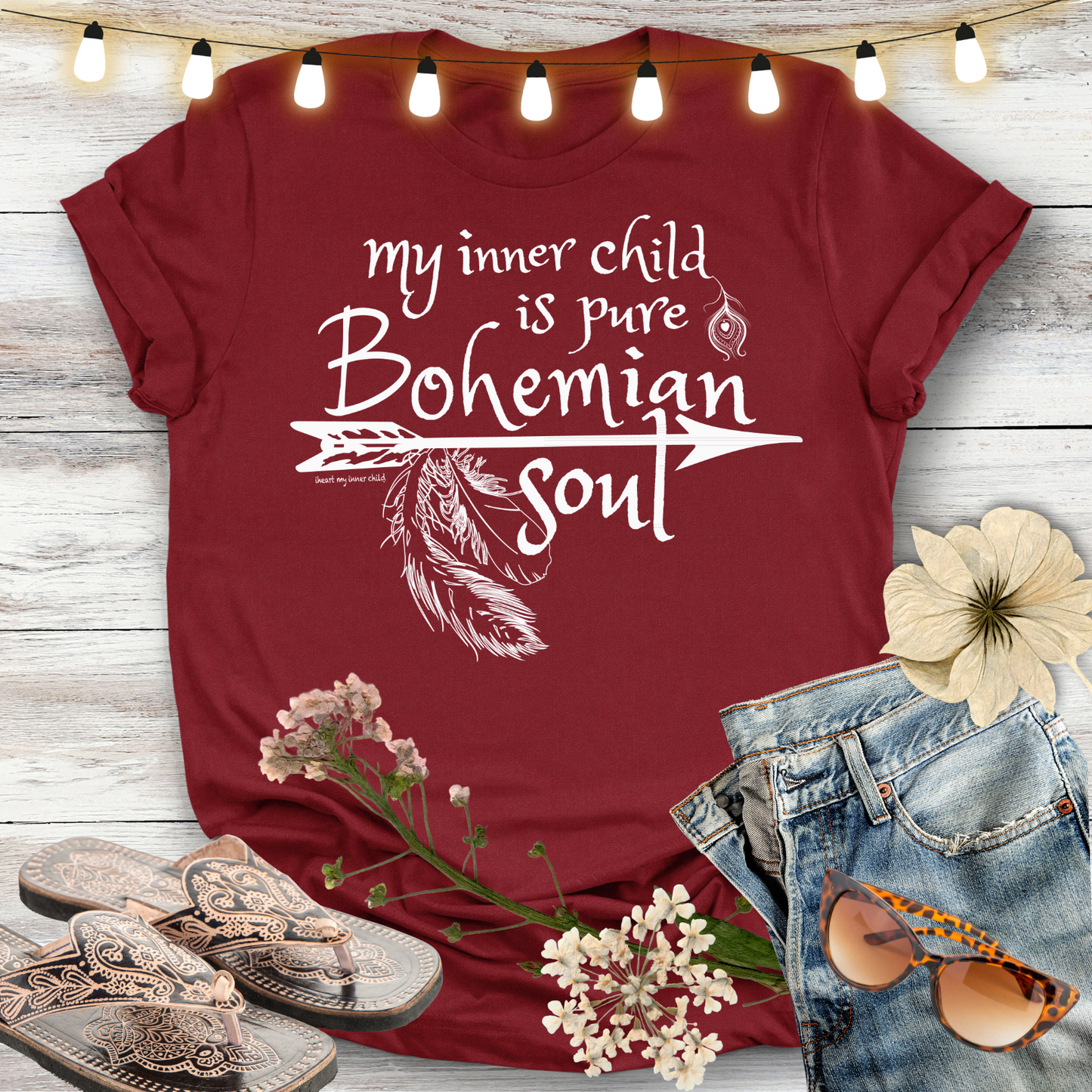 My inner child is Pure Bohemian Soul T-shirt