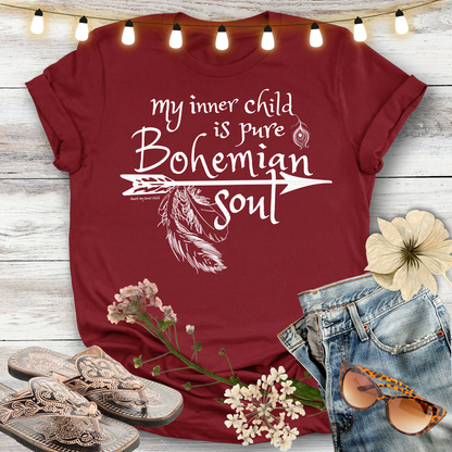 My inner child is Pure Bohemian Soul T-shirt