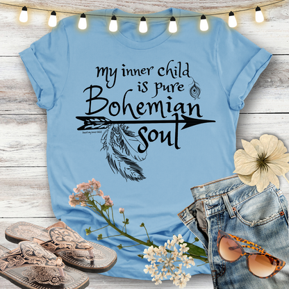 My inner child is Pure Bohemian Soul T-shirt
