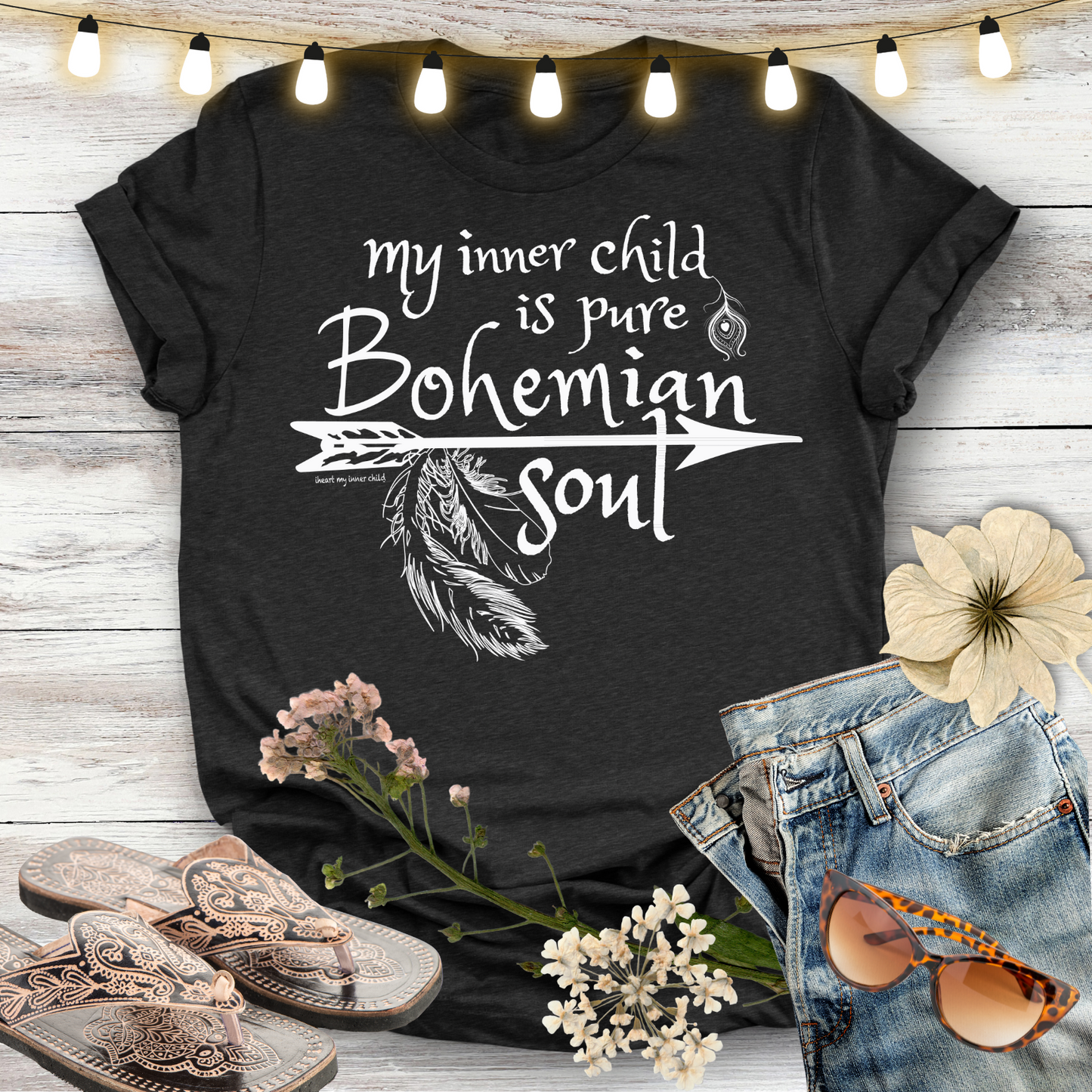 My inner child is Pure Bohemian Soul T-shirt