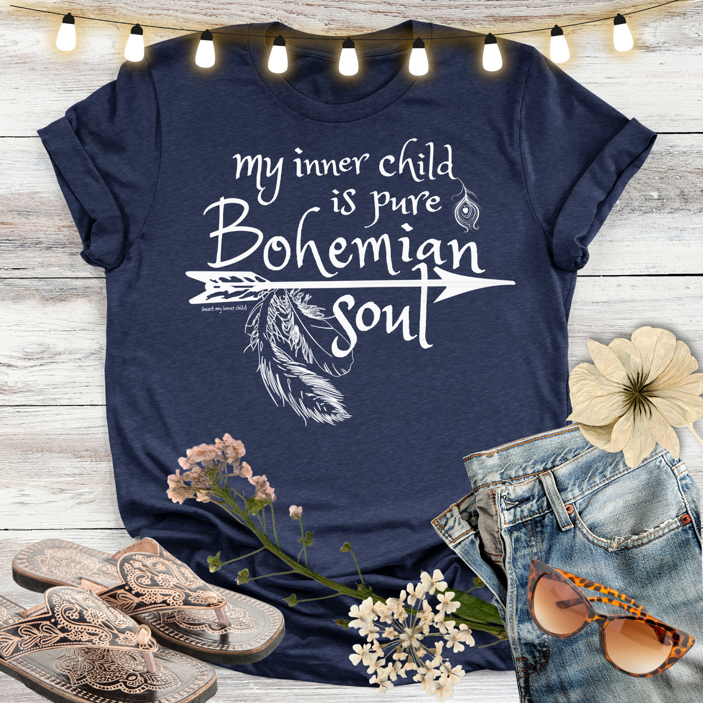 My inner child is Pure Bohemian Soul T-shirt