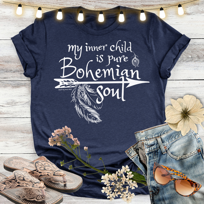 My inner child is Pure Bohemian Soul T-shirt