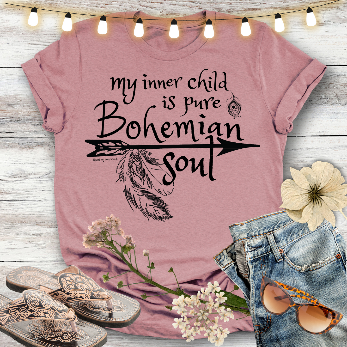 My inner child is Pure Bohemian Soul T-shirt