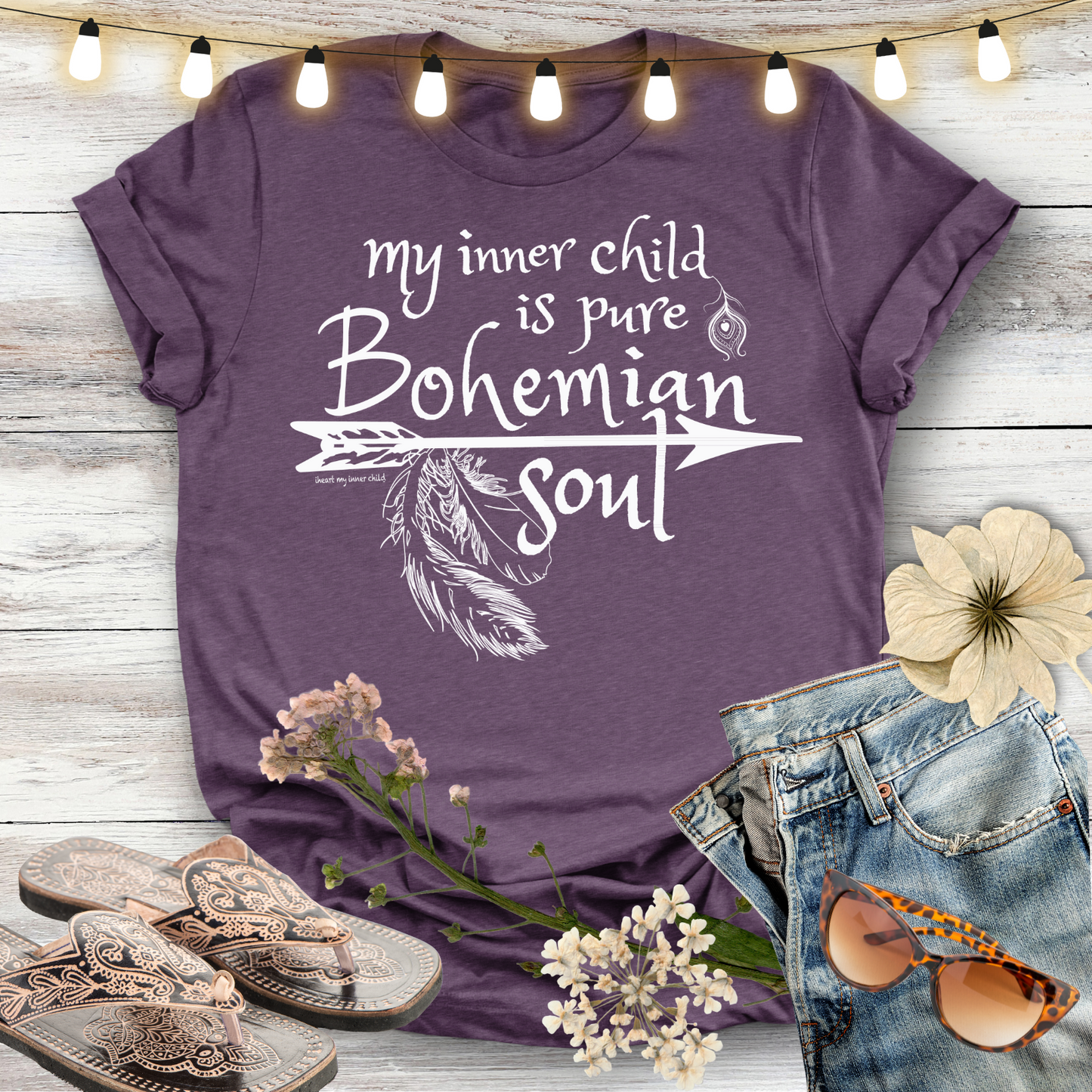 My inner child is Pure Bohemian Soul T-shirt
