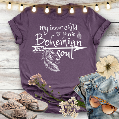 My inner child is Pure Bohemian Soul T-shirt