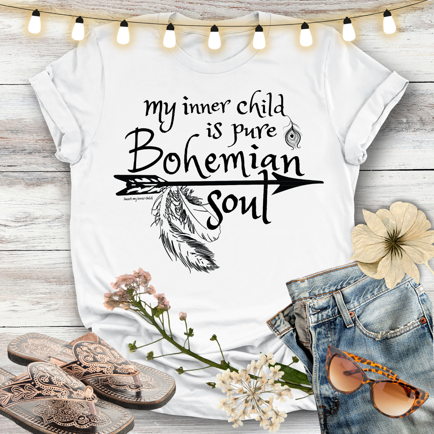 My inner child is Pure Bohemian Soul T-shirt
