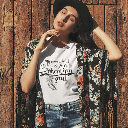 My inner child is Pure Bohemian Soul T-shirt