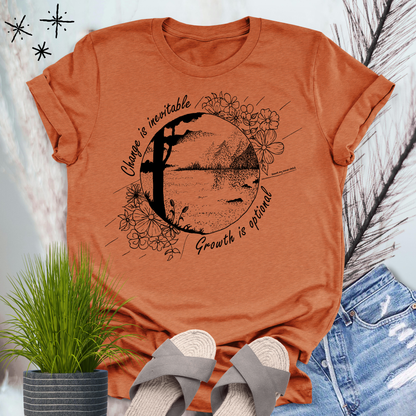 Change is Inevitable Growth is Optional T-shirt