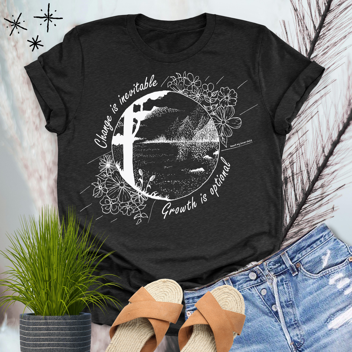 Change is Inevitable Growth is Optional T-shirt