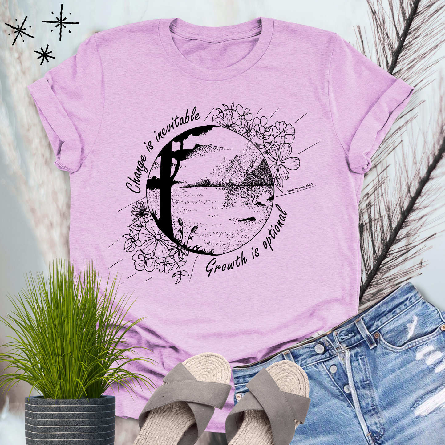 Change is Inevitable Growth is Optional T-shirt