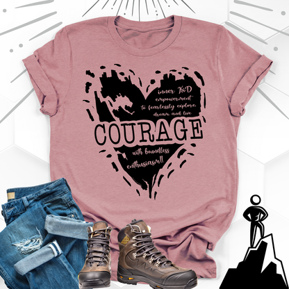 Courage Heart Premium T-shirt