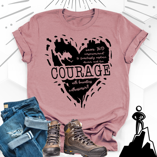 Courage Heart Premium T-shirt