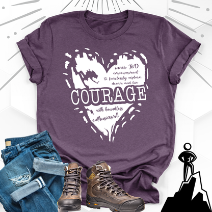 Courage Heart Premium T-shirt