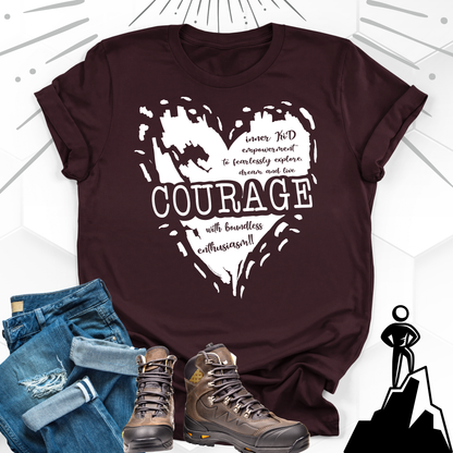 Courage Heart Premium T-shirt