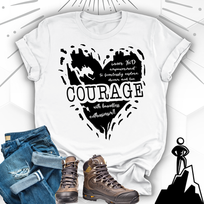 Courage Heart Premium T-shirt