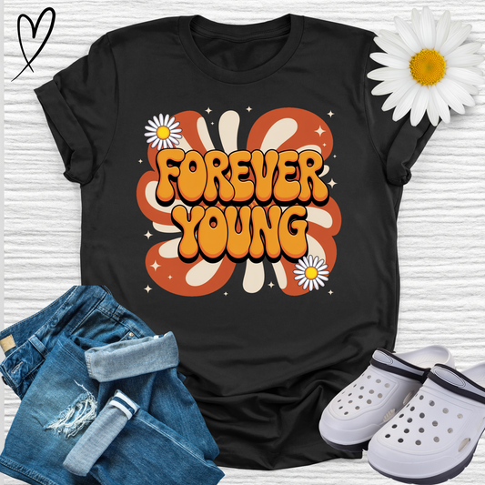 Forever Young Retro T-shirt