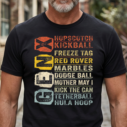 GenX 80's Outdoor Games Unisex Shirt