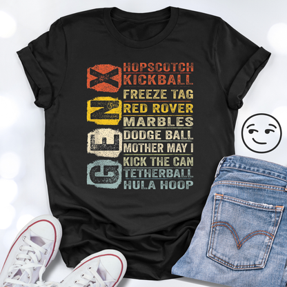 GenX 80's Outdoor Games Unisex Shirt