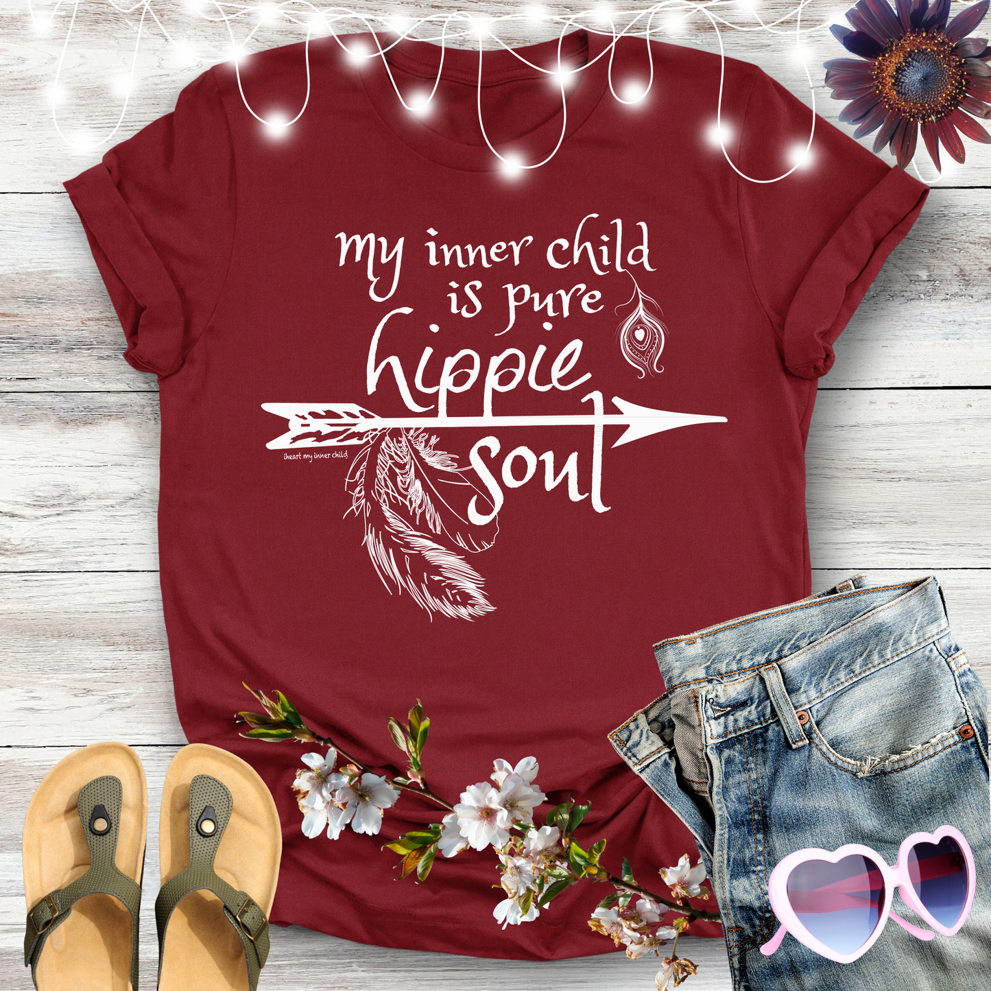My inner child is Pure Hippie Soul T-shirt