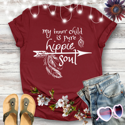 My inner child is Pure Hippie Soul T-shirt