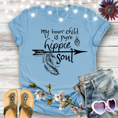 My inner child is Pure Hippie Soul T-shirt