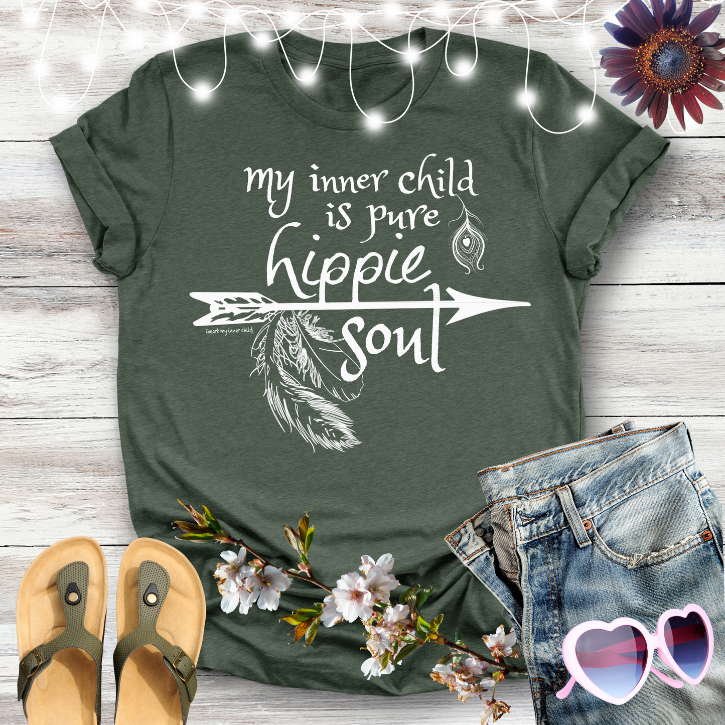 My inner child is Pure Hippie Soul T-shirt
