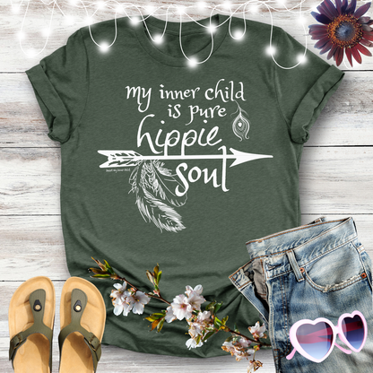 My inner child is Pure Hippie Soul T-shirt