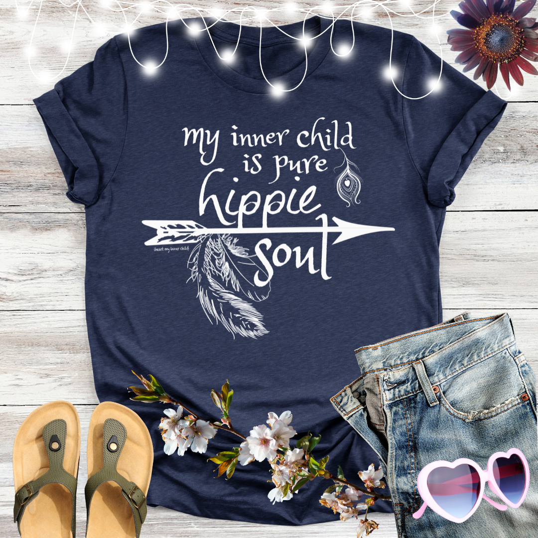 My inner child is Pure Hippie Soul T-shirt